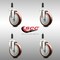 Service Caster 5 Inch 316SS Maroon Polyurethane Swivel 3/4 Inch Expanding Stem Caster Set SCC SCC-SS316EX20S514-PPUB-MRN-34-4 - alternate 4